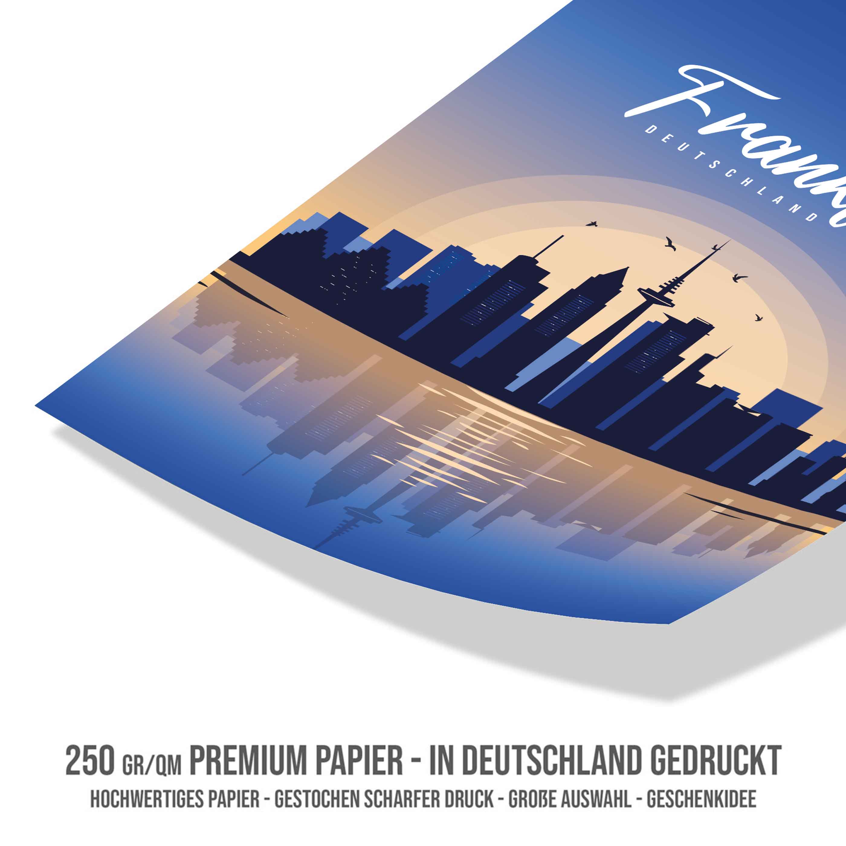 Poster Frankfurt Skyline - by "Lou"