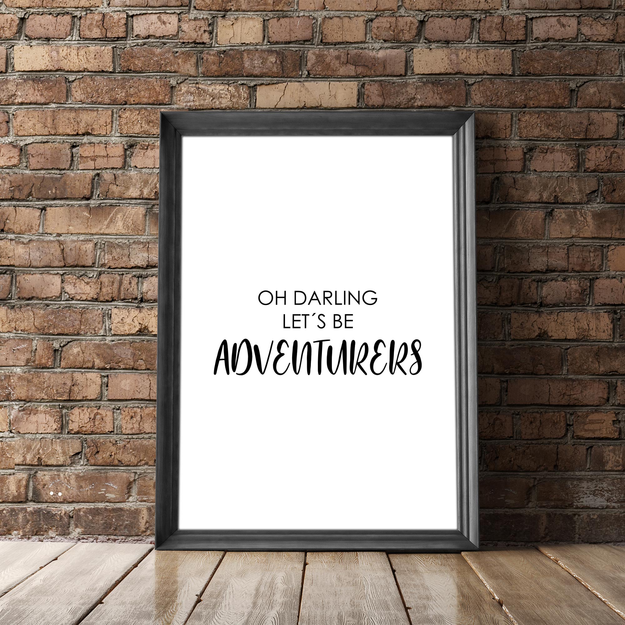 Travel Poster - "ADVENTURERS"-Poster-DIE WELTKARTE