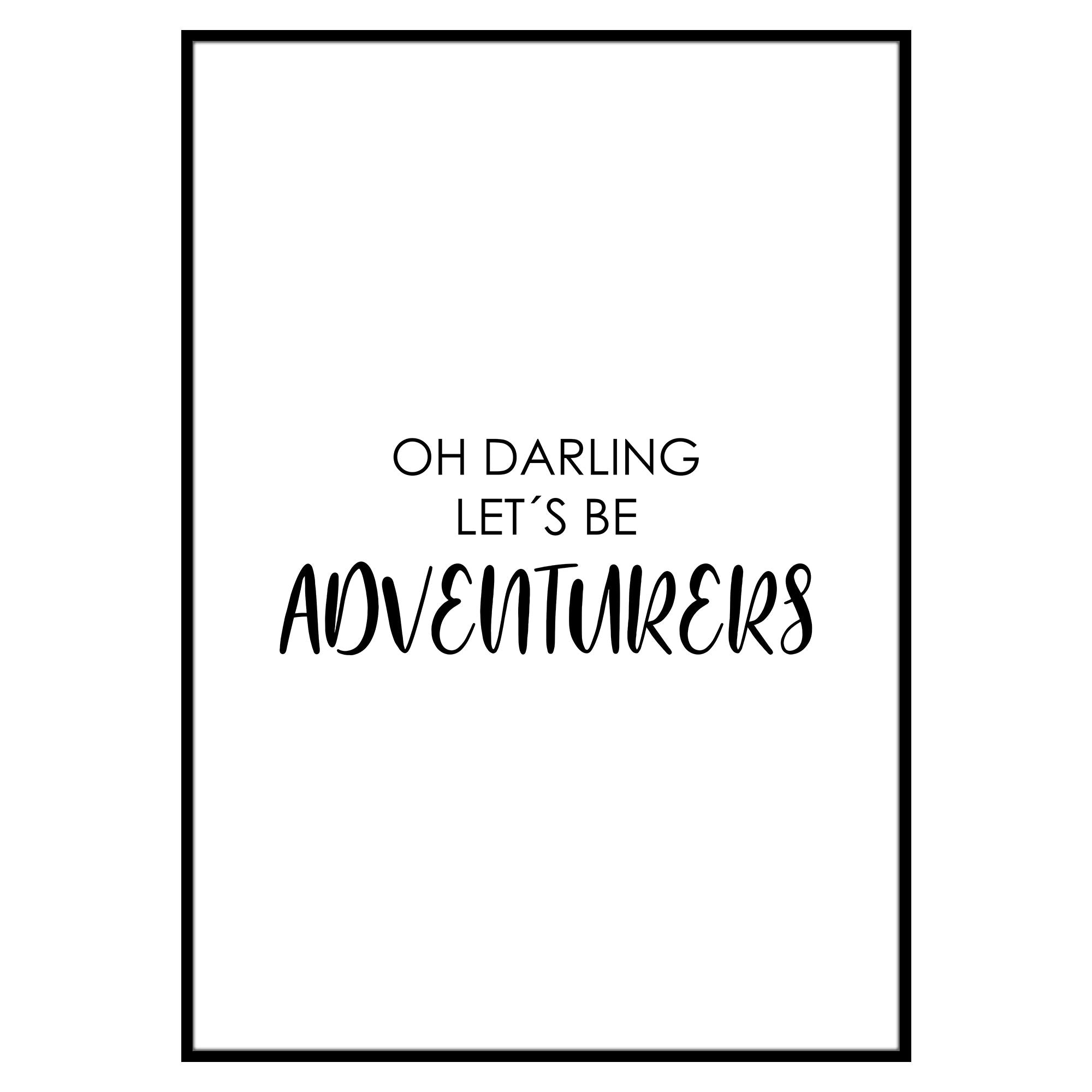 Travel Poster - "ADVENTURERS"-Poster-DIE WELTKARTE