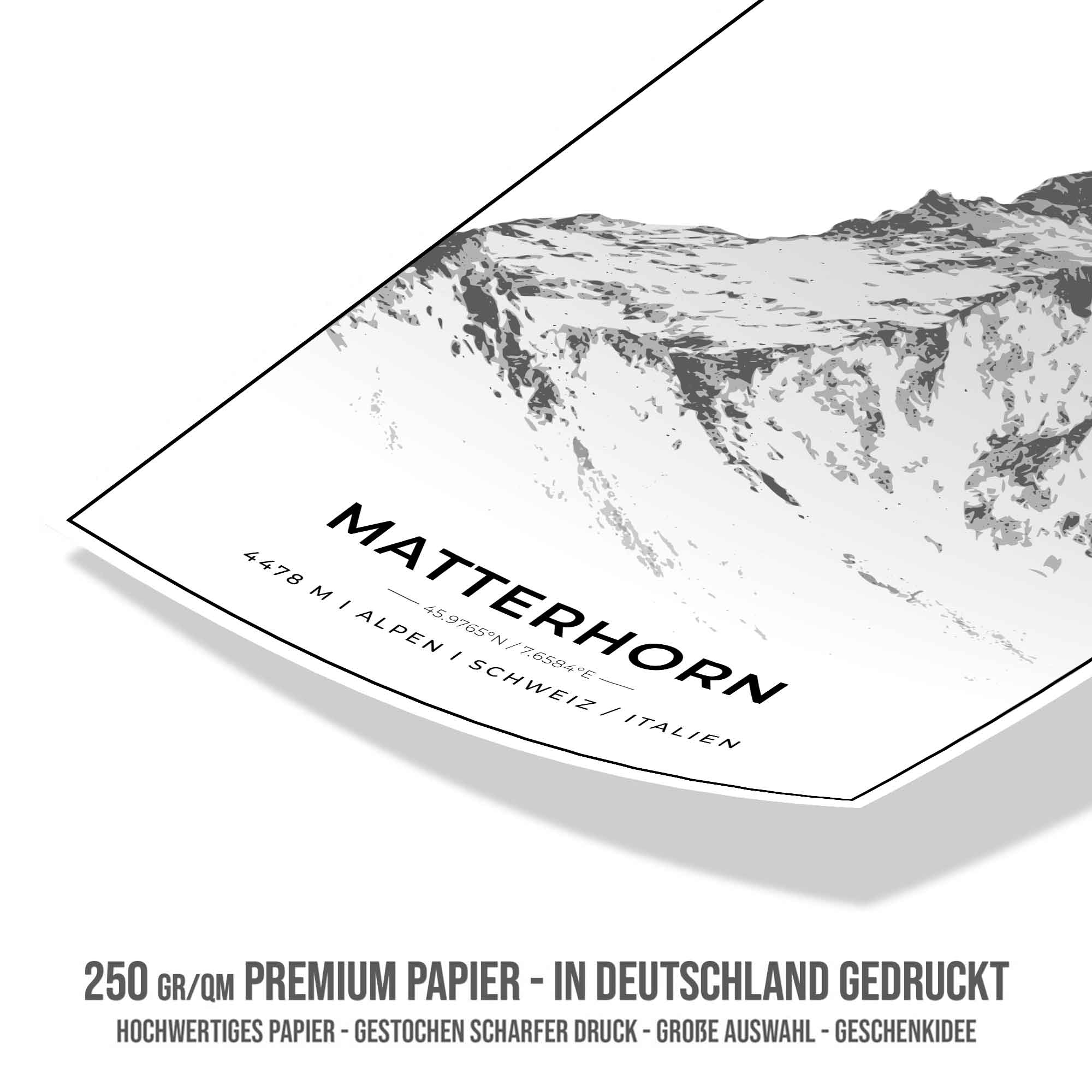 Berge Poster - Matterhorn