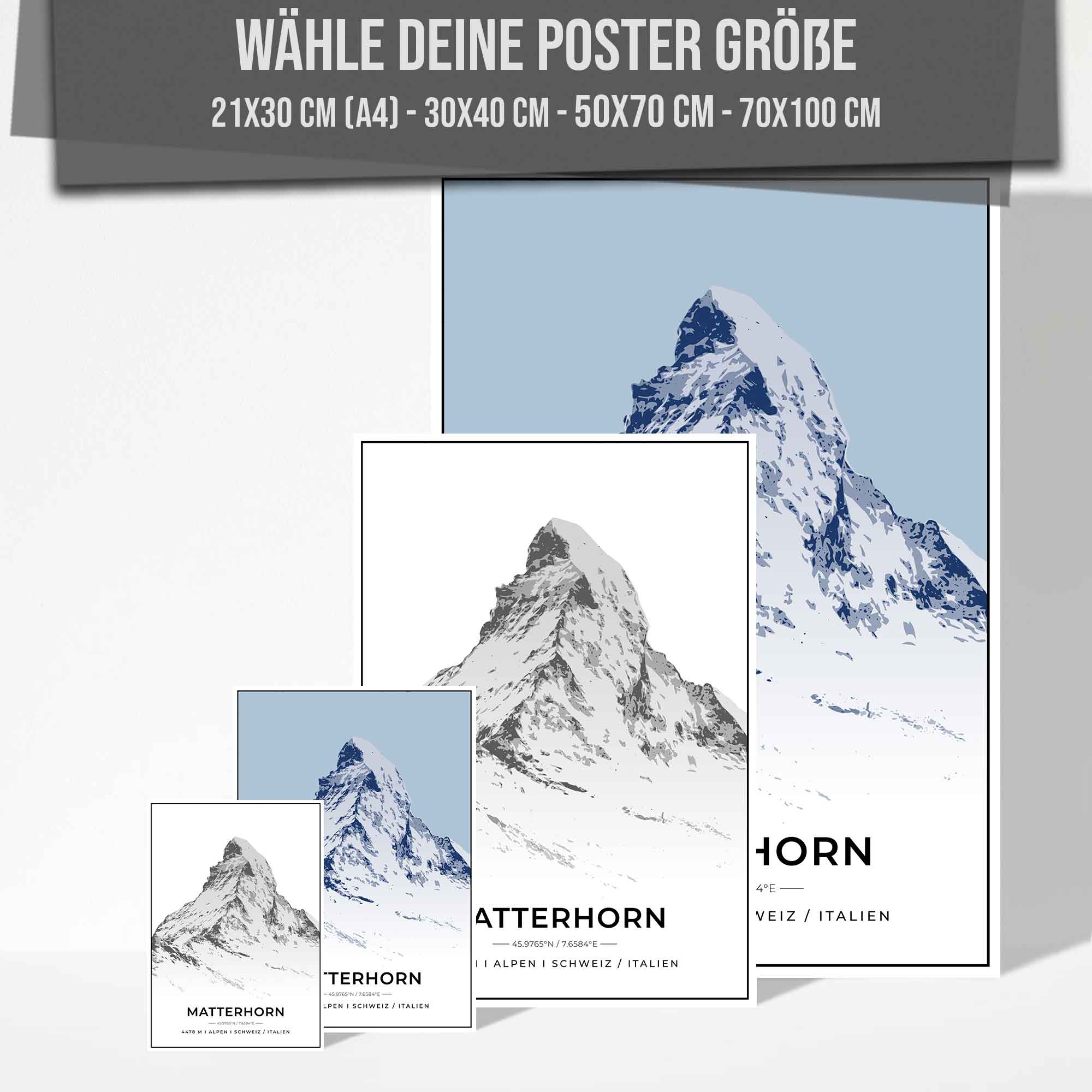 Berge Poster - Matterhorn