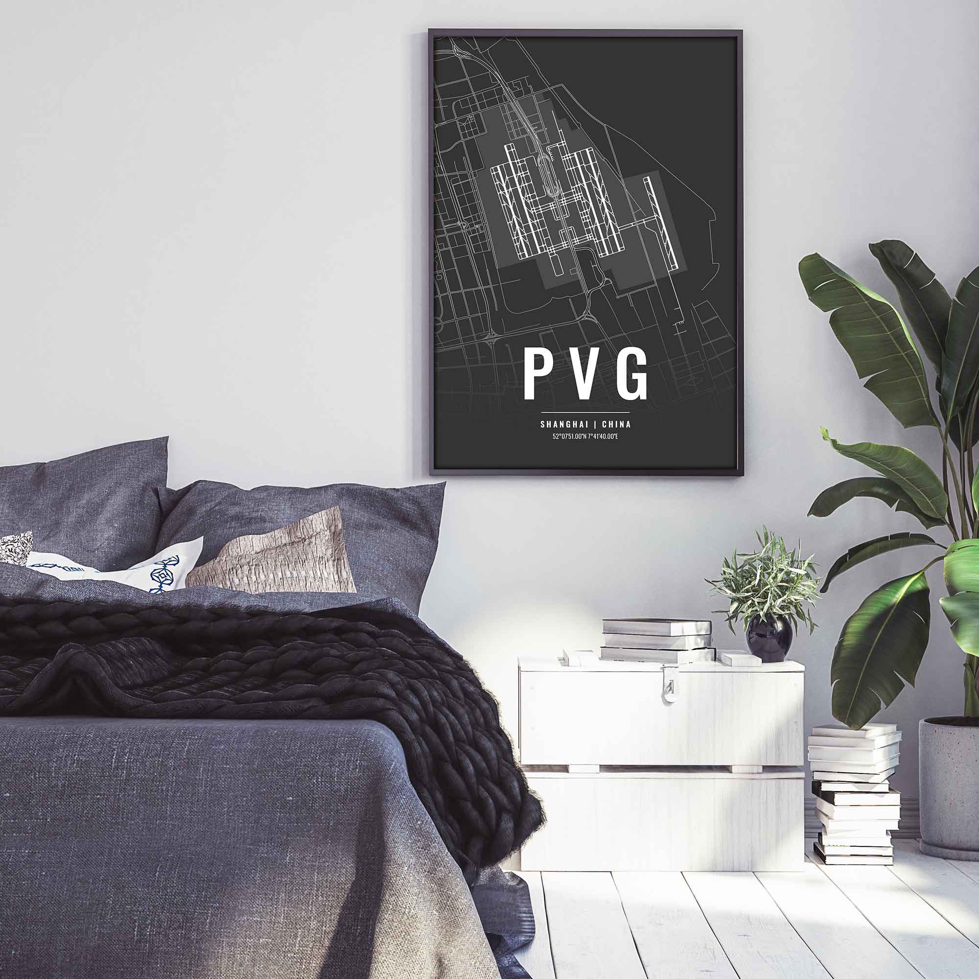 Flughafen Poster - PVG - Shanghai