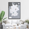 deutschlandkarte magnetische poster vacentures mit städten flüssen und bergen als geschenk für büro oder wohnzimmer geschenkidee zu weihnachten zum geburtstag oder zur hochzeit für reisen in der heimat urlaub in deutschland fotos magnete postkarten