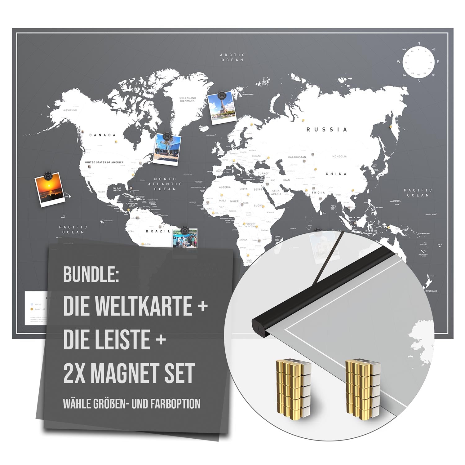 Die Weltkarte - Bundles - VACENTURES - Die Weltkarte
