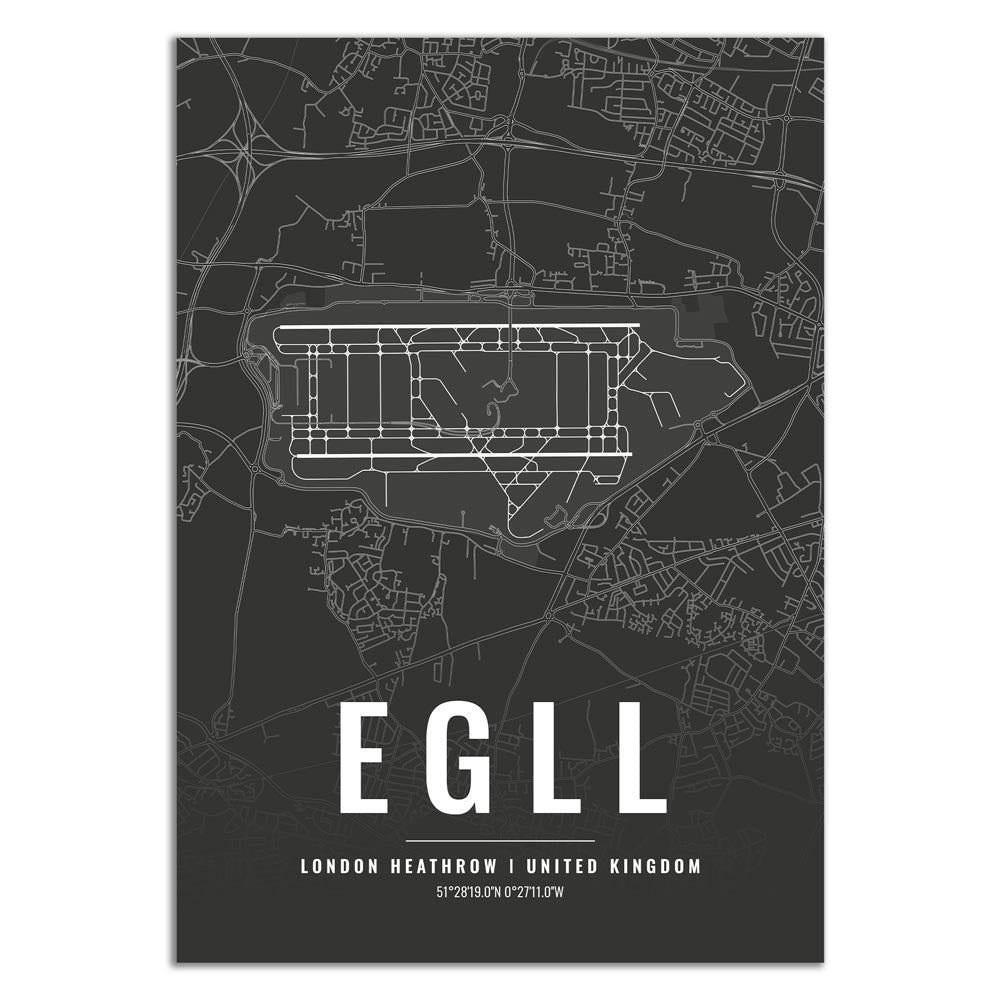 Flughafen Poster - EGLL - London