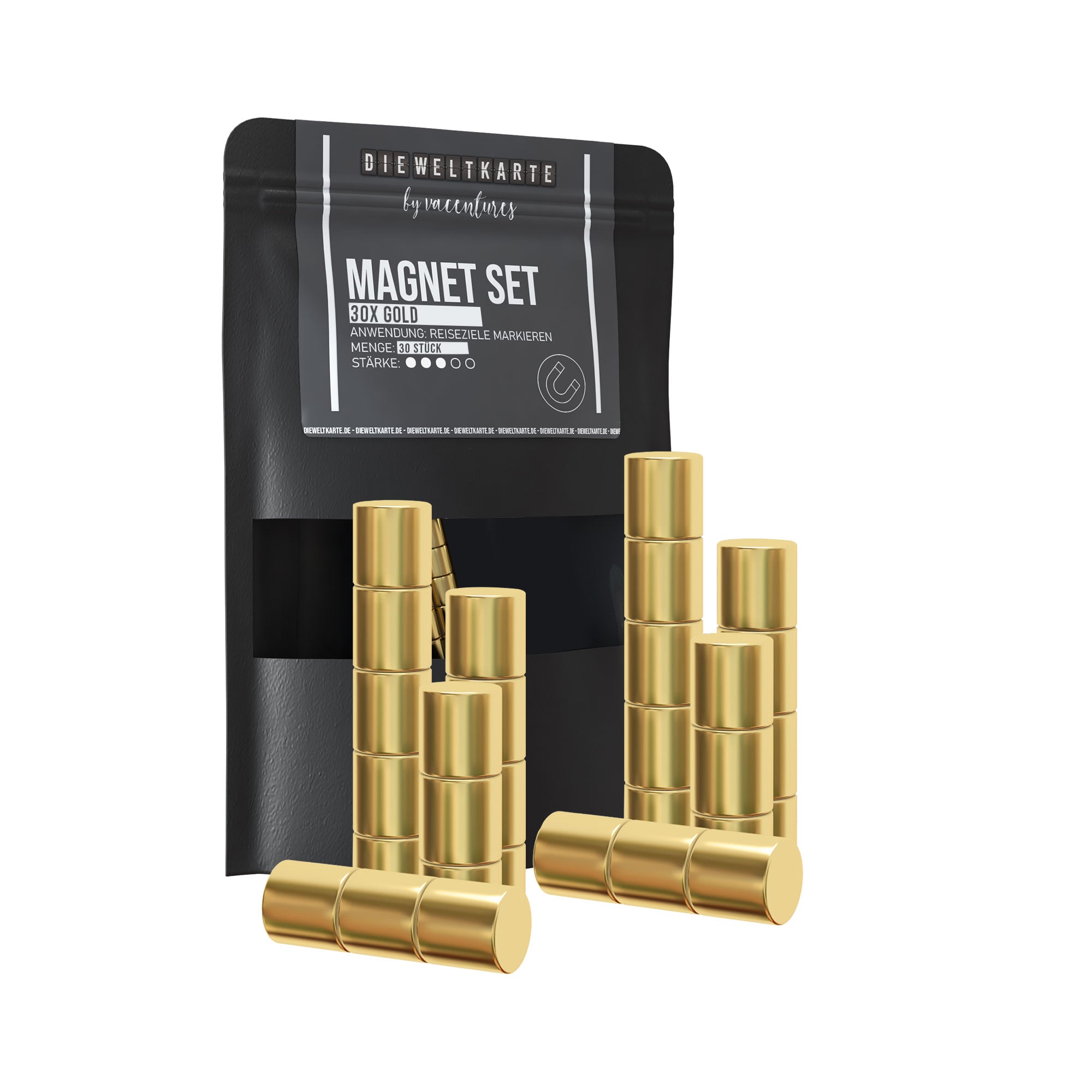 Magnet Set -  Gold - 30x