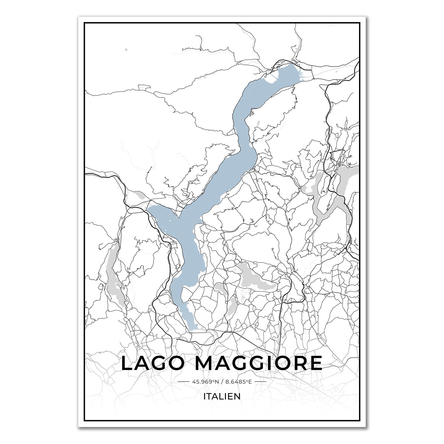 See Karten Poster - Lago Maggiore