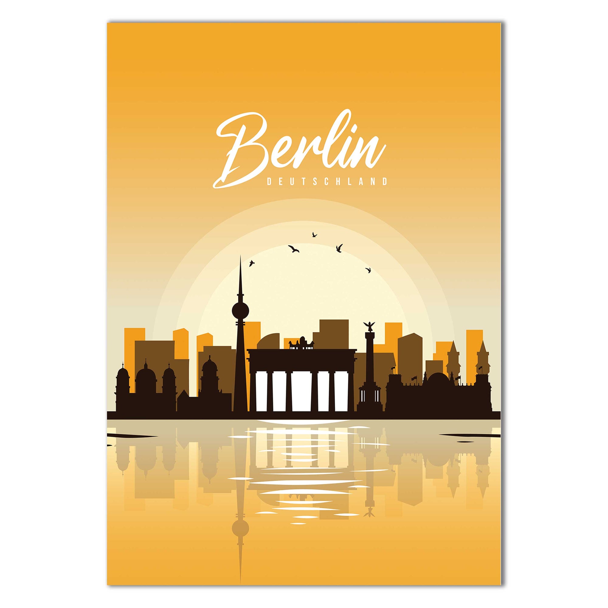 Poster Berlin Skyline - by "Lou"