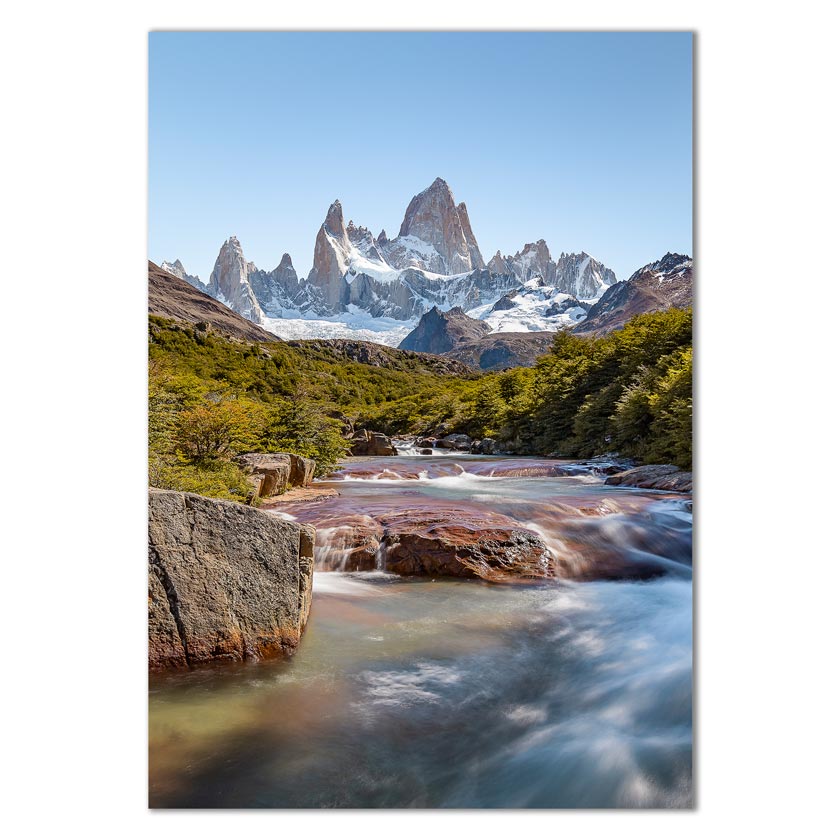 Poster - Argentinien "Fitz Roy" - by "the travely"